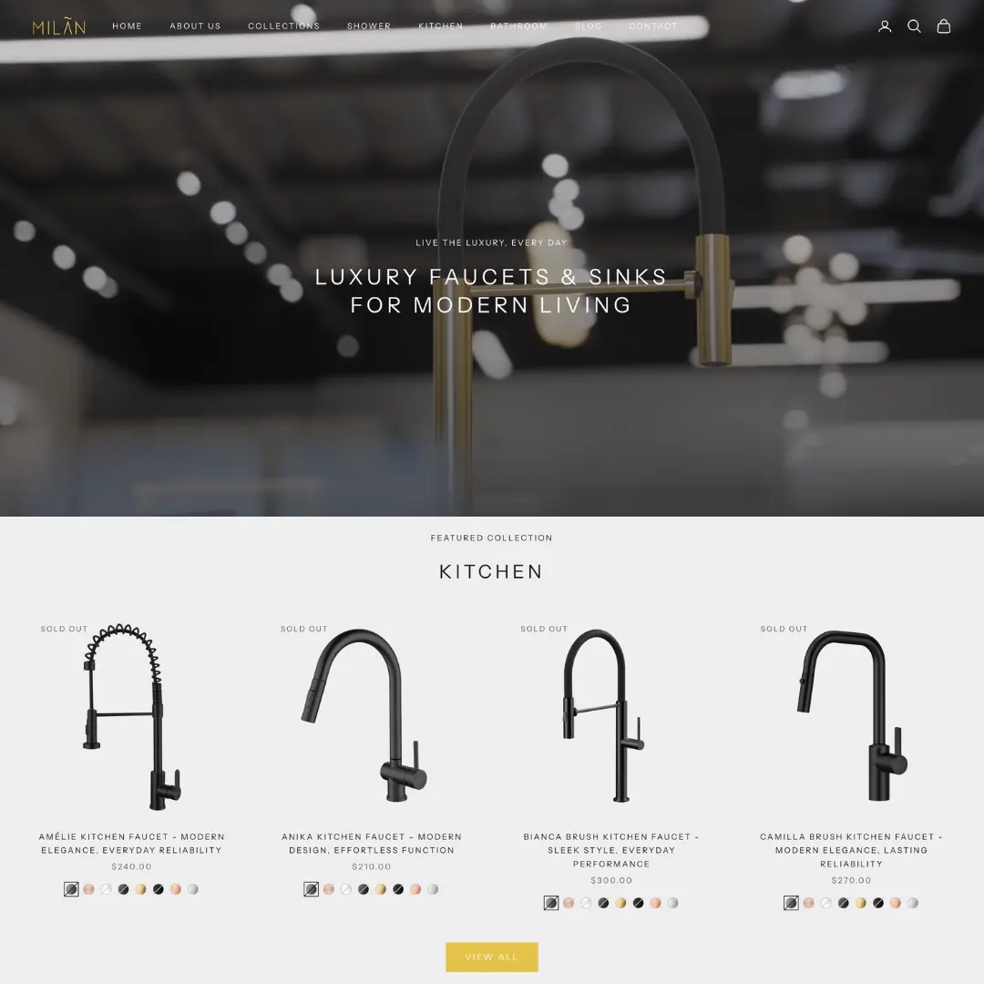 דוגמת פרויקט עיצוב אתרים 5