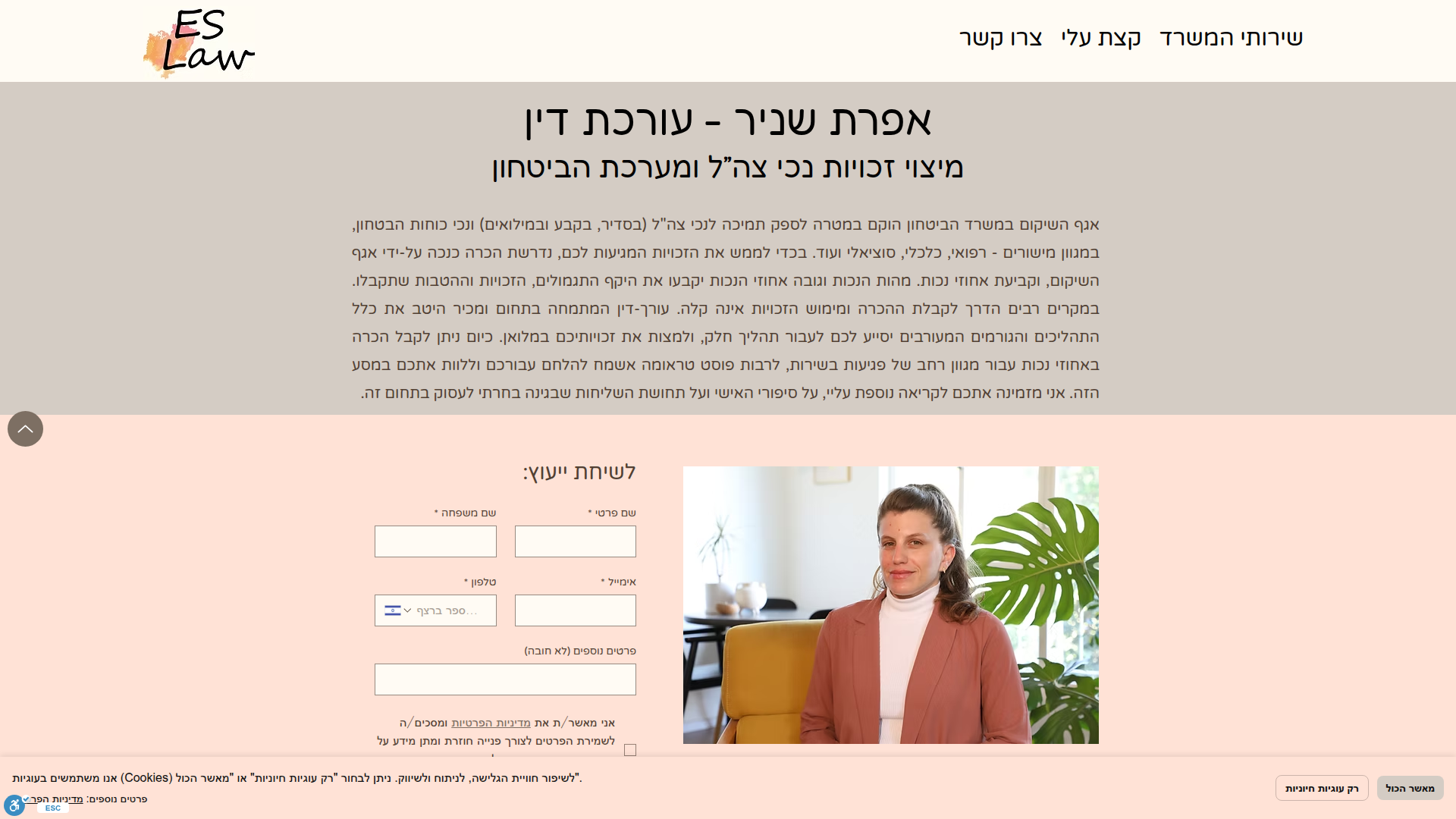 דוגמת פרויקט עיצוב אתרים 19